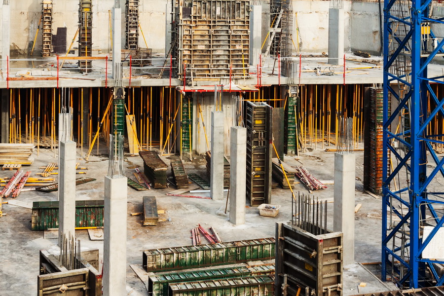 Монтажно-строительные работы по возведению монолита